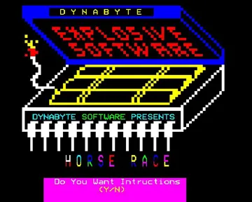 Horse Race (19xx)(Dynabyte)[RACE] screen shot title